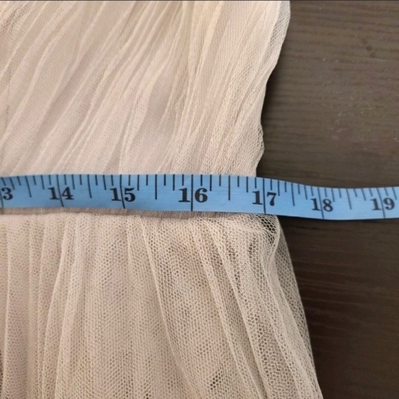 NWT ASOS DESIGN Cami Pleated Tulle Maxi Dress in Grey 12 - Picture 10 of 12